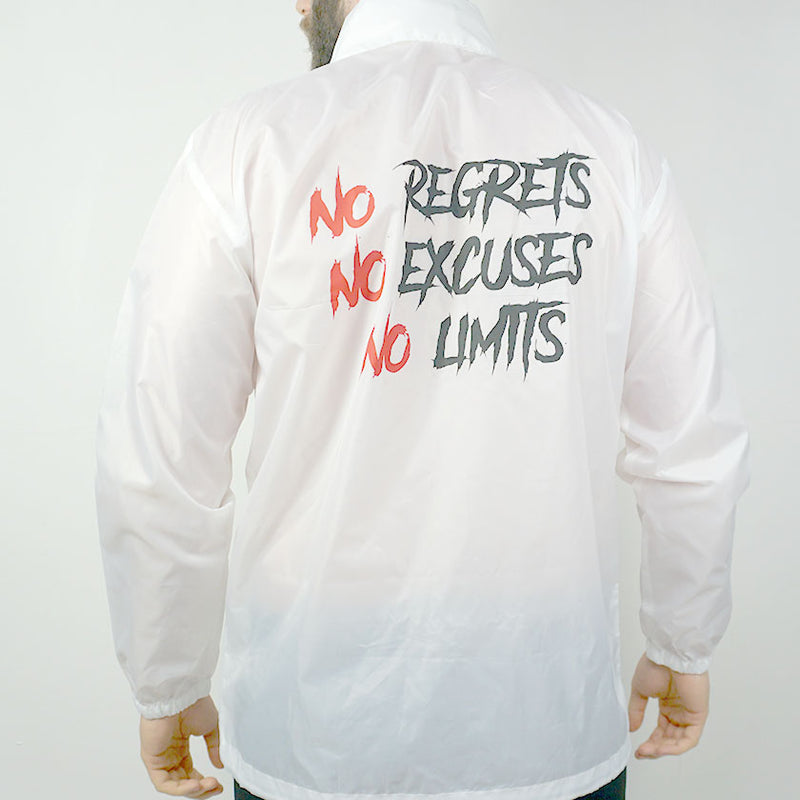 Limitlessgym247 - Men's Windbreaker- White