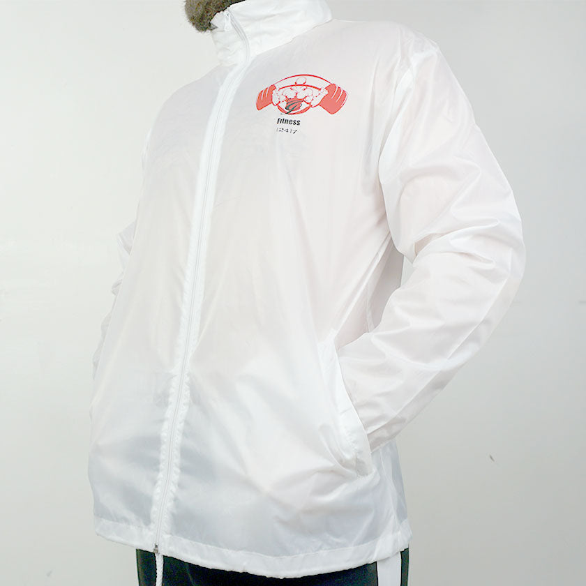 Limitlessgym247 - Men's Windbreaker- White
