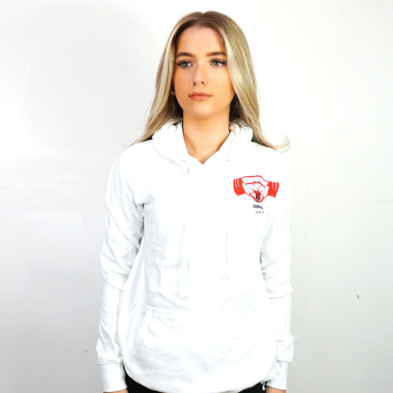 Limitlessgym247 - Women's Soft Hoodie - White